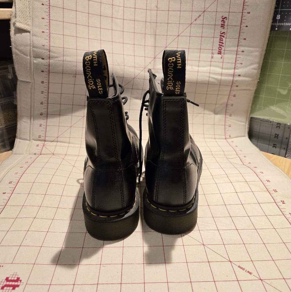 Dr. Martens Black Leather Boots - Picture 3 of 5